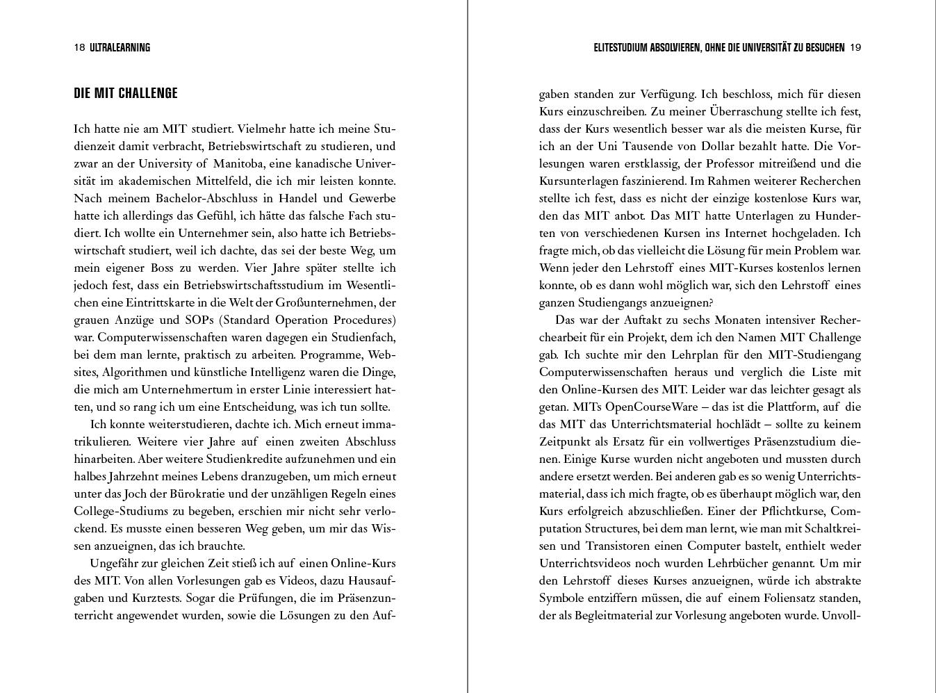 Beispielinhalt (Bild) Ultralearning