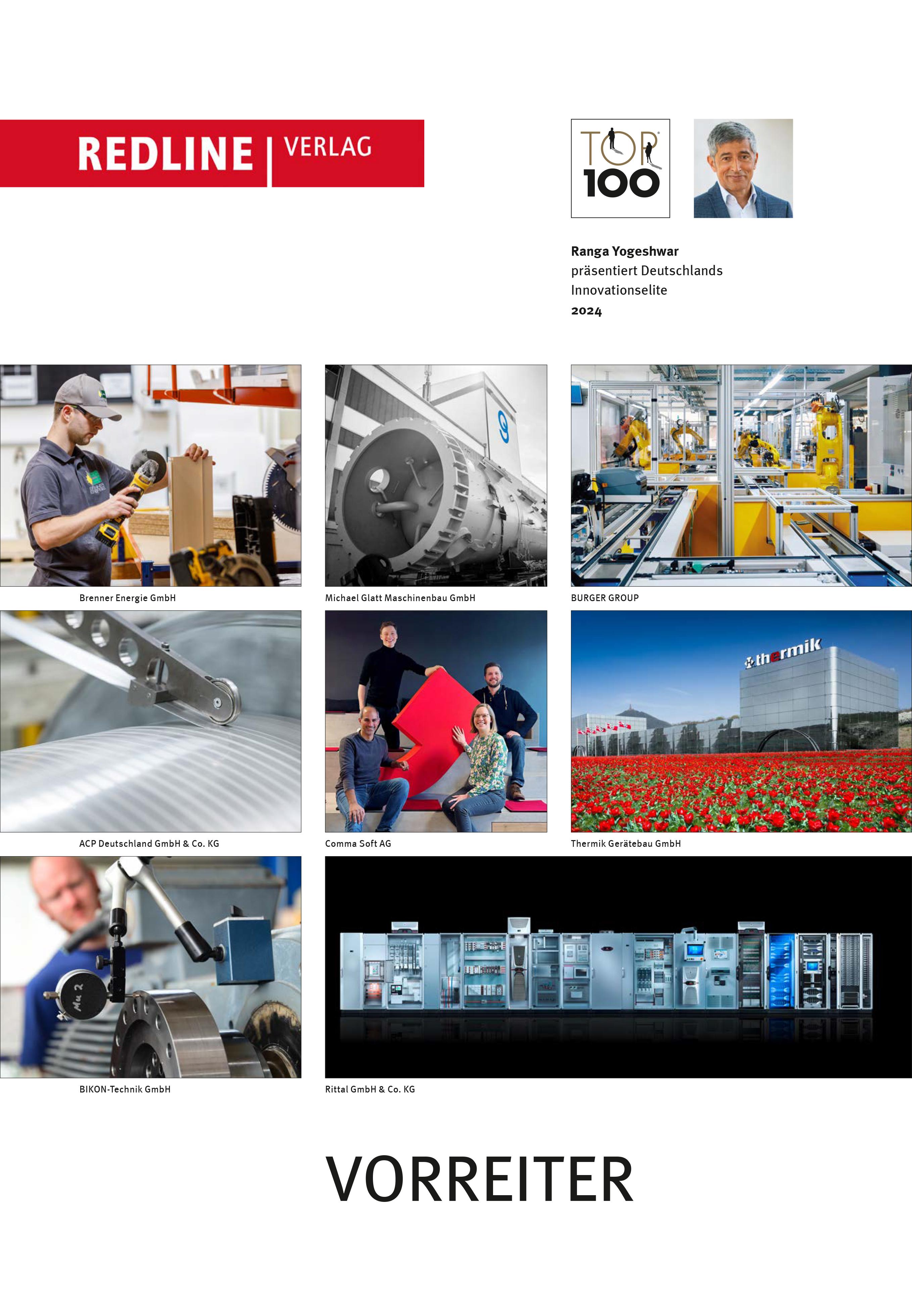 Vorderes Coverbild Top 100 2024: Vorreiter