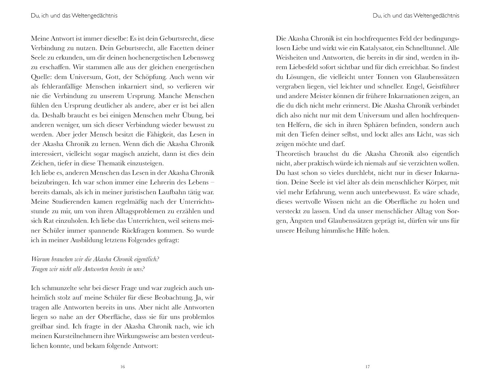Beispielinhalt (Bild) Akasha Stories