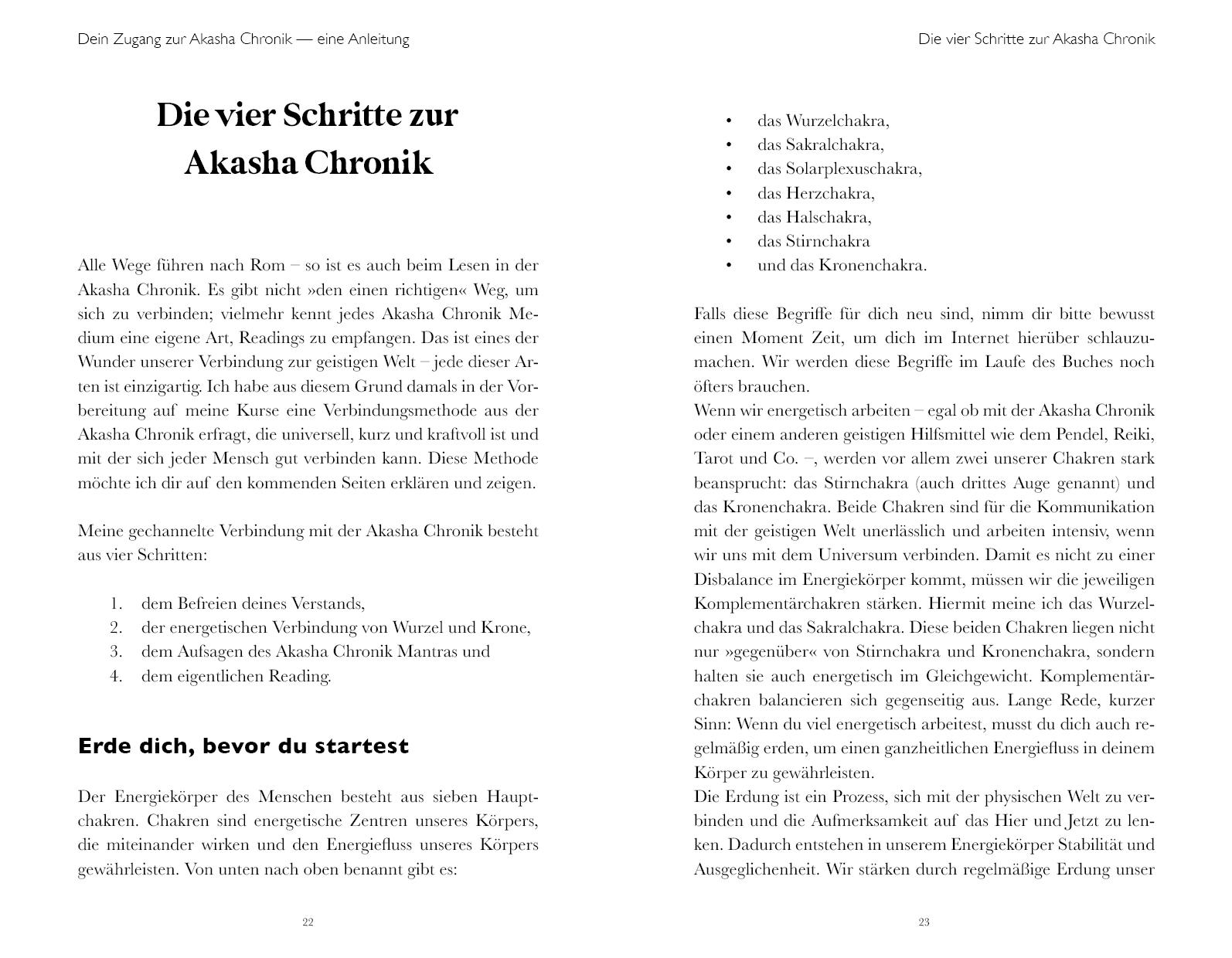 Beispielinhalt (Bild) Akasha Stories