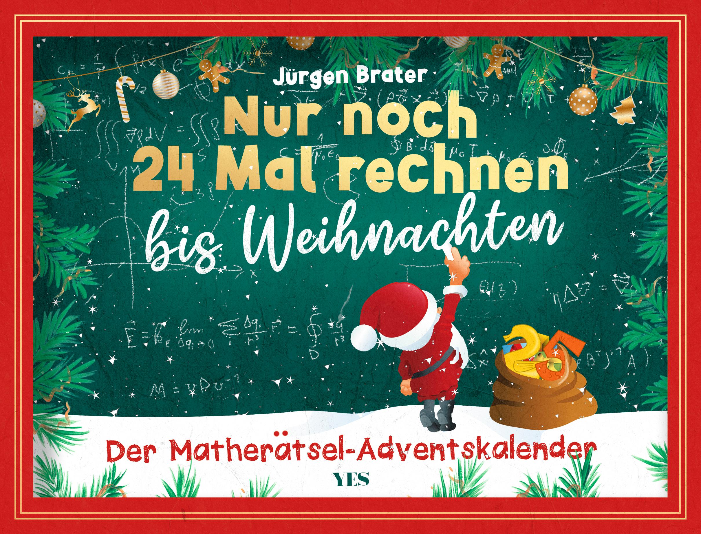 Vorderes Coverbild Nur noch 24 Mal rechnen bis Weihnachten