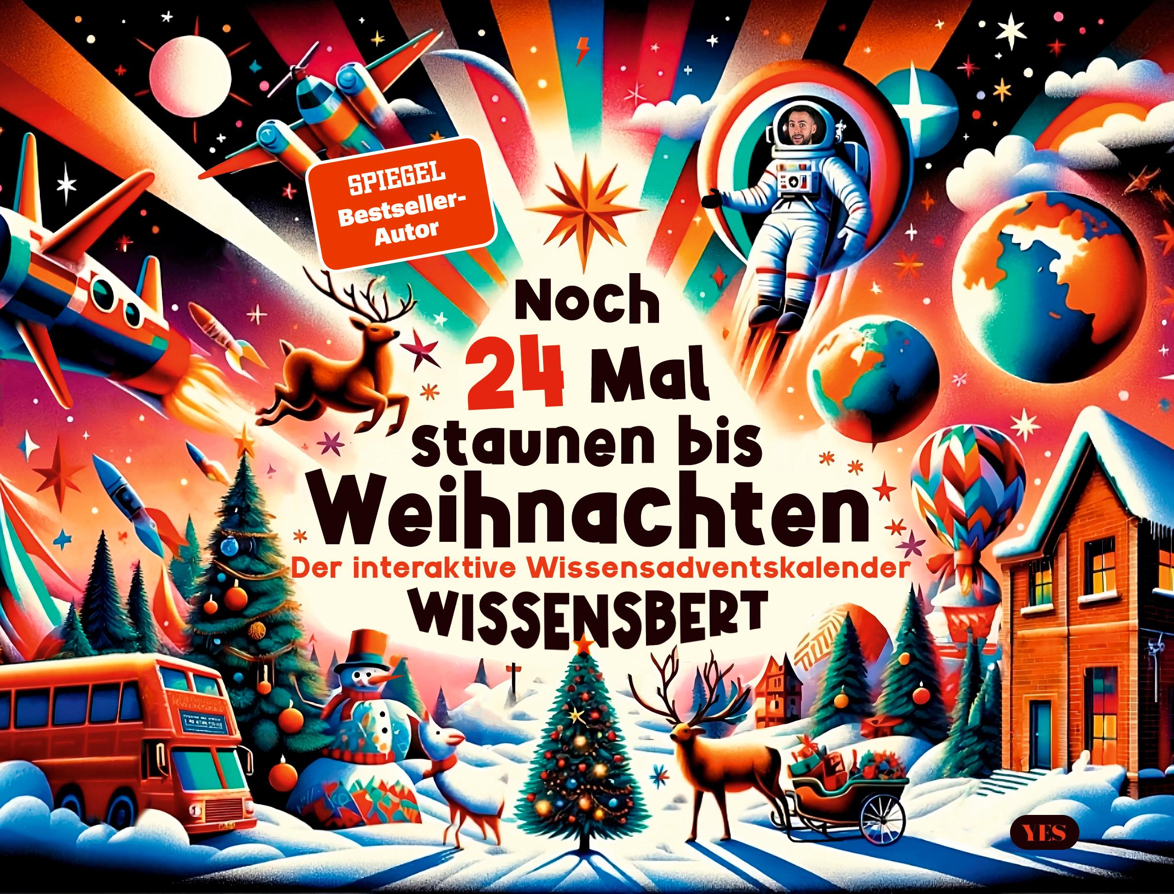 Vorderes Coverbild Noch 24 Mal staunen bis Weihnachten