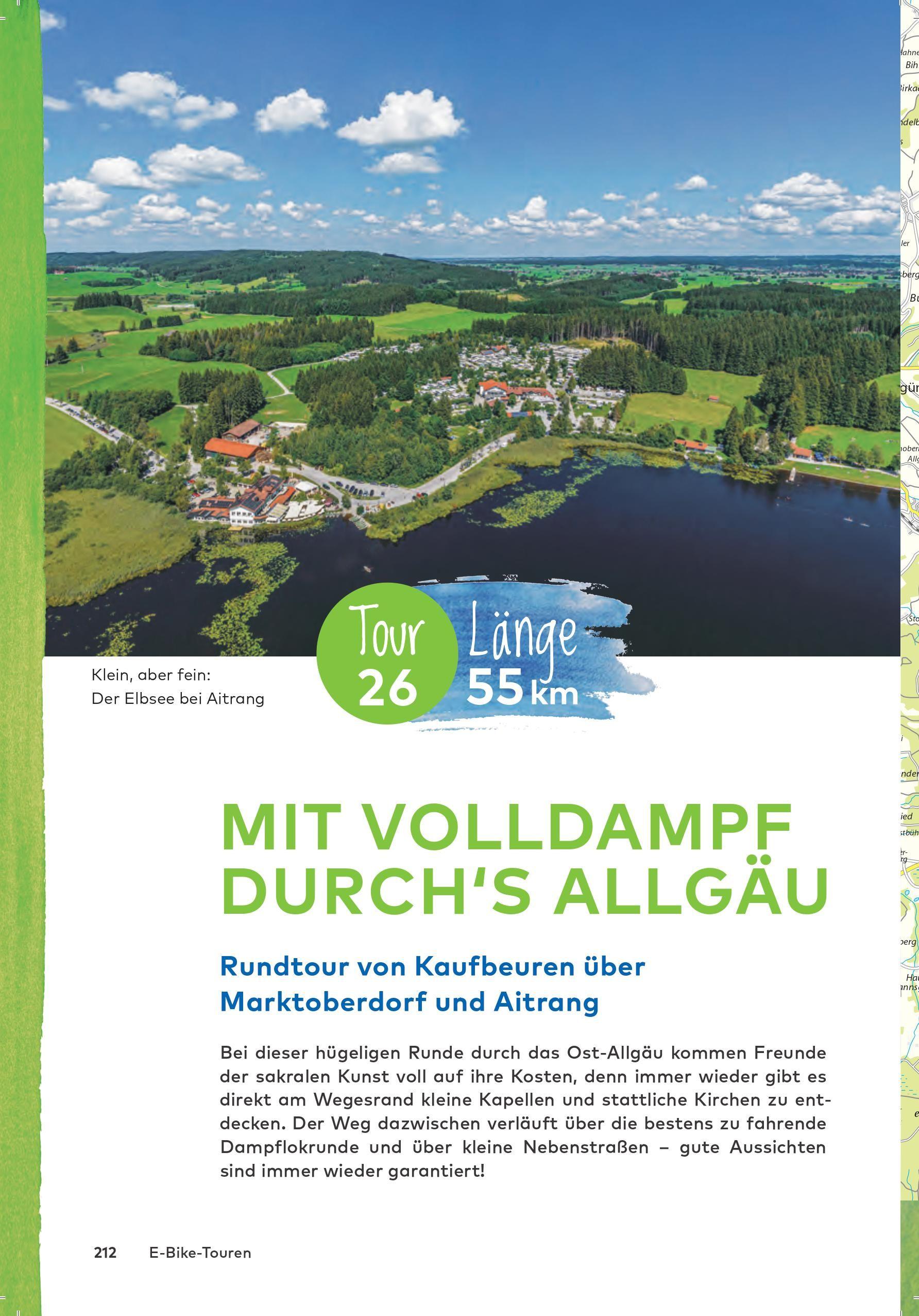 Beispielinhalt (Bild) Die 27 schönsten E-Bike Touren im Allgäu