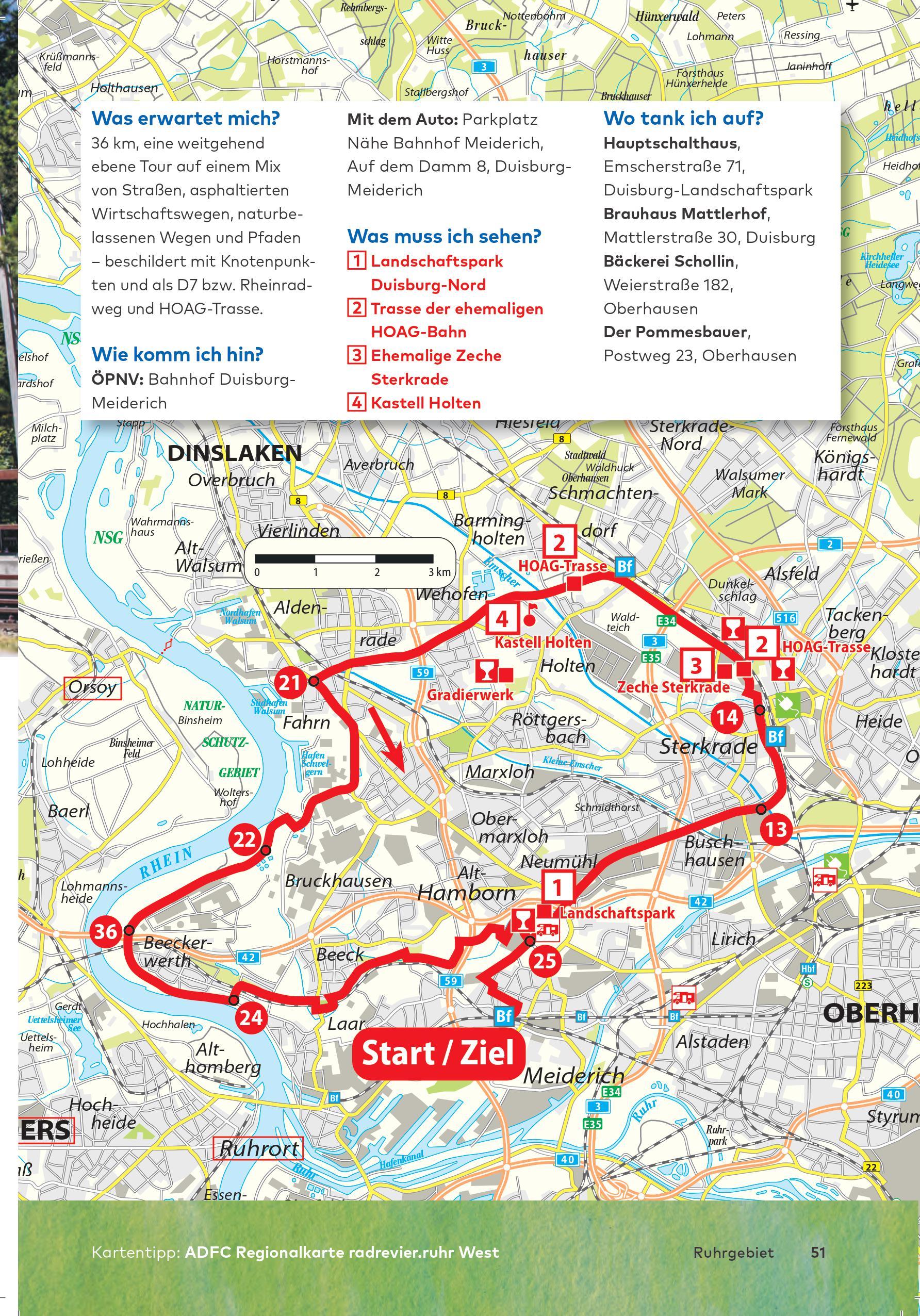 Beispielinhalt (Bild) Die 30 schönsten E-Bike Touren im Ruhrgebiet - Über Flussradwege und Alte Bahntrassen