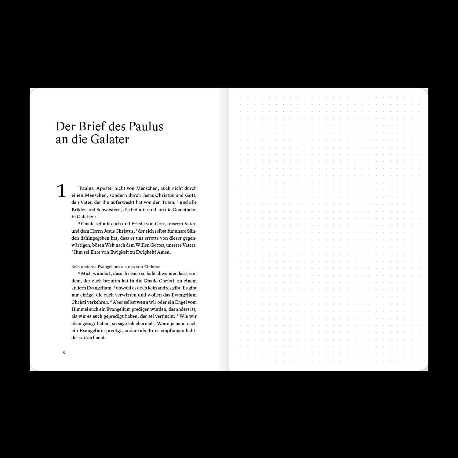 Beispielinhalt (Bild) Galater (Bibeljournal)