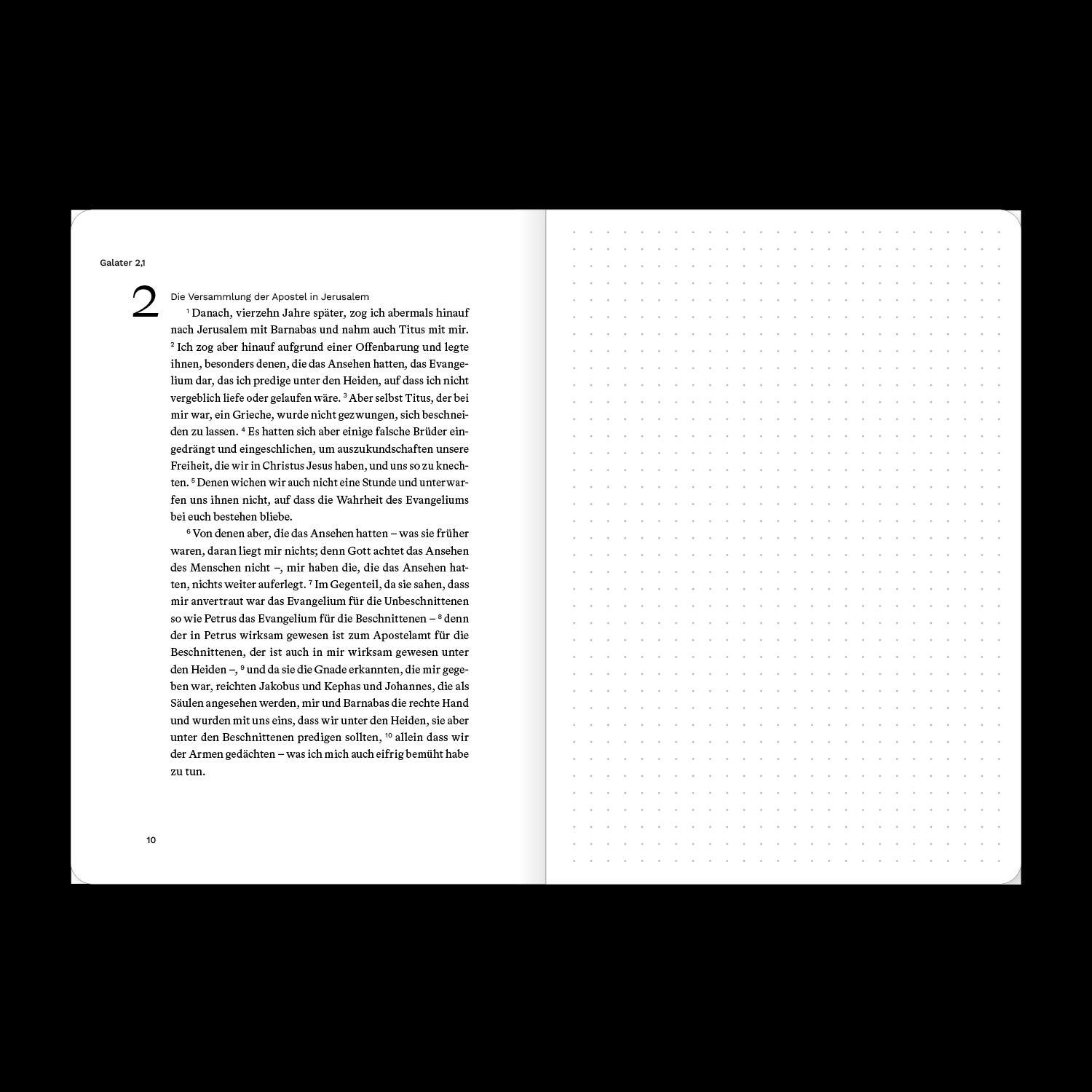 Beispielinhalt (Bild) Galater (Bibeljournal)