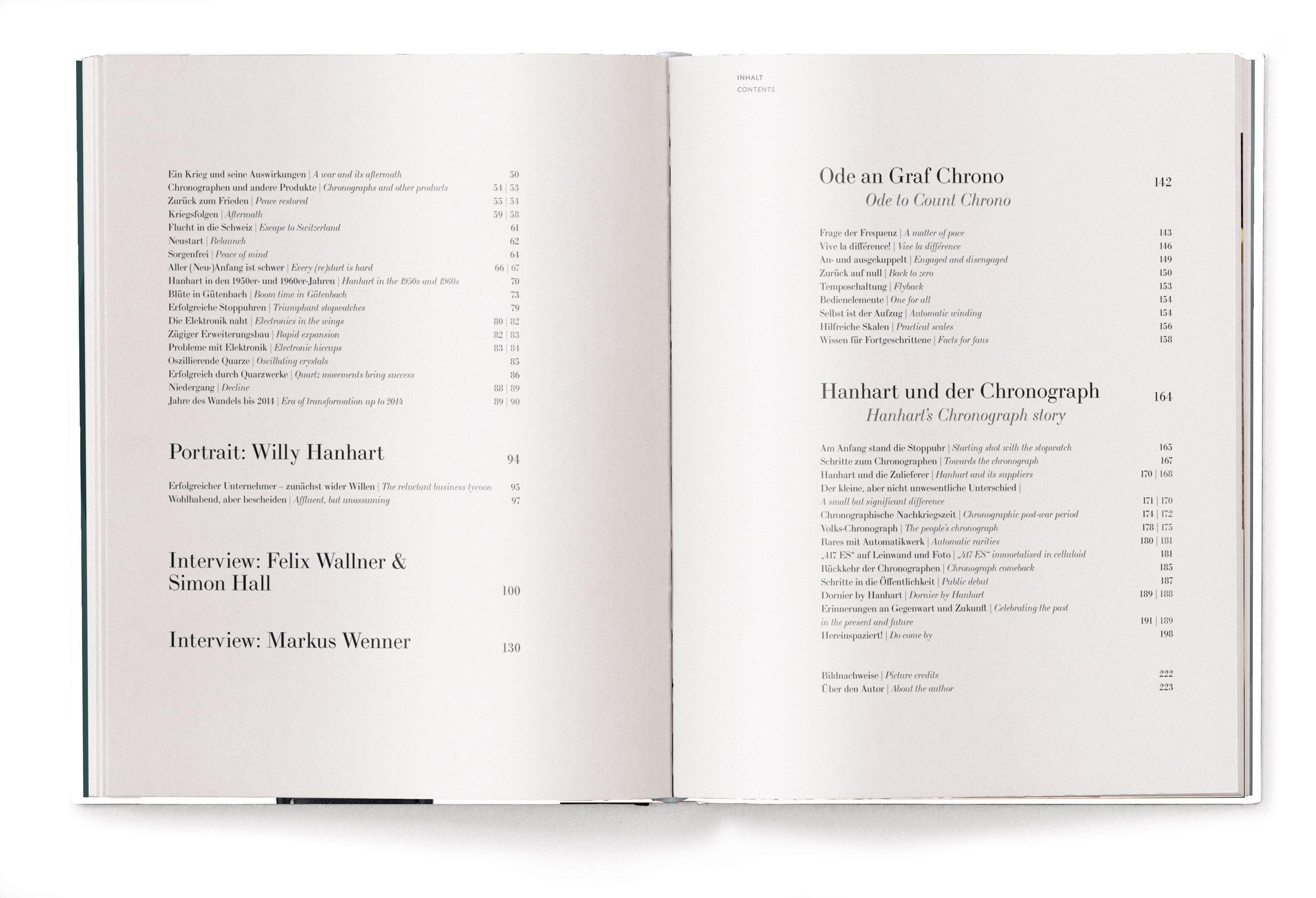 Beispielinhalt (Bild) The Watch Book: Hanhart und die deutsche Uhrenindustrie / Hanhart and the German Watchmaking Industry