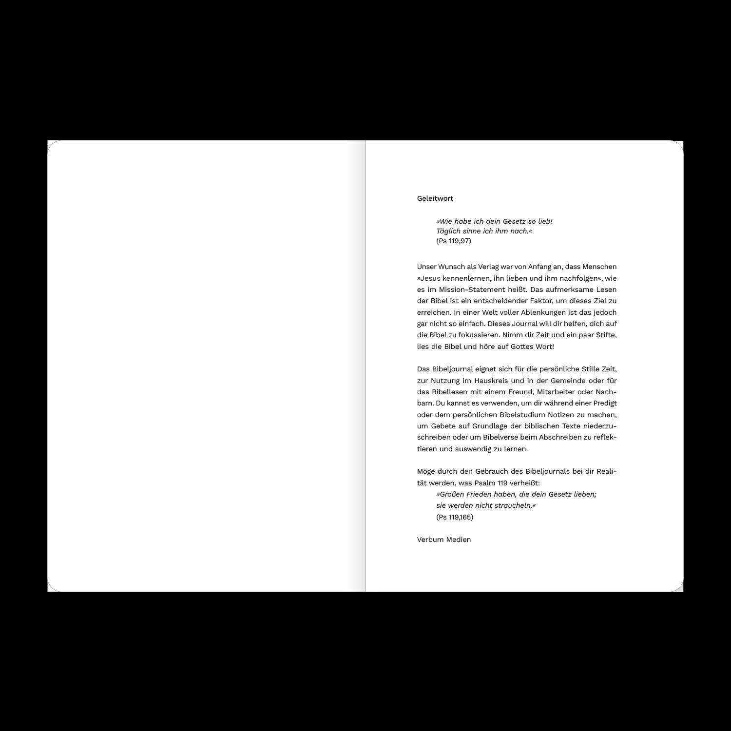 Beispielinhalt (Bild) Die Psalmen 1-72 (Bibeljournal)