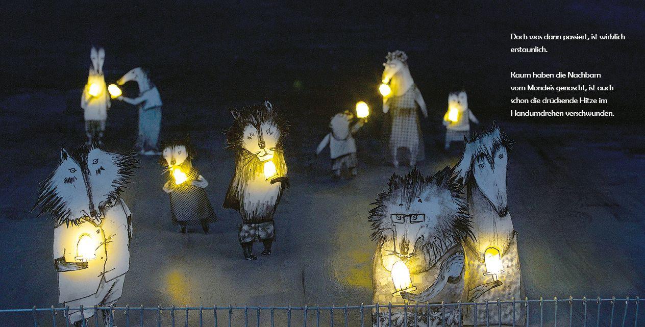 Beispielinhalt (Bild) Mondeis: Trägerin des Astrid-Lindgren-Gedächtnis-Preises 2020; Nominiert für den Deutschen Jugendliteraturpreis 2024, Kategorie Bilderbuch