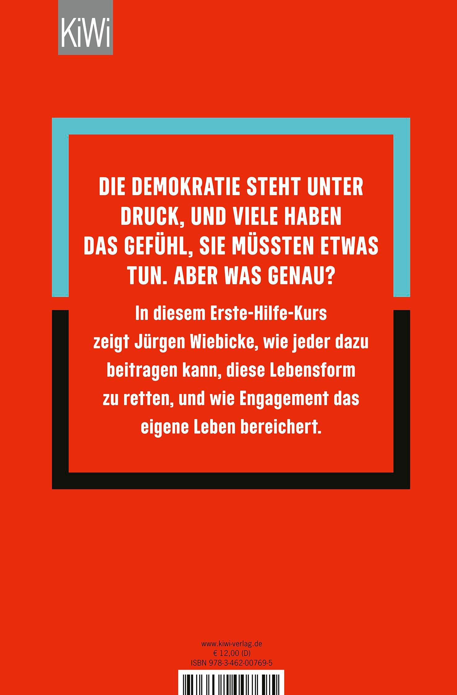 Rückseitencover Erste Hilfe für Demokratie-Retter