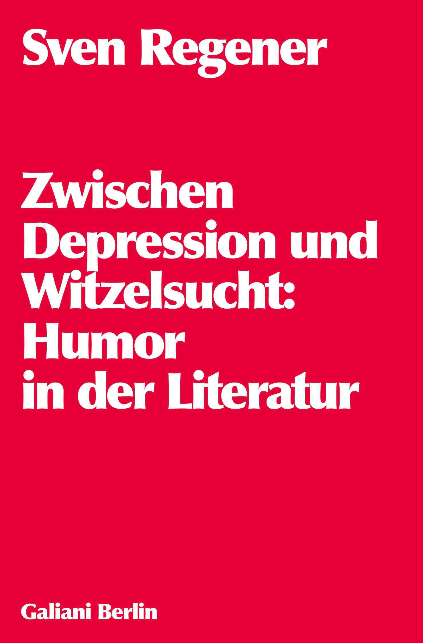 Vorderes Coverbild Zwischen Depression und Witzelsucht