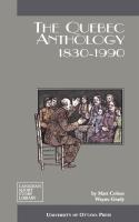 Vorderes Coverbild The Quebec Anthology