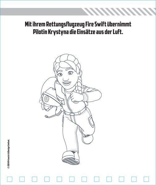 Beispielinhalt (Bild) Mein Wassermalspaß - Feuerwehrmann Sam