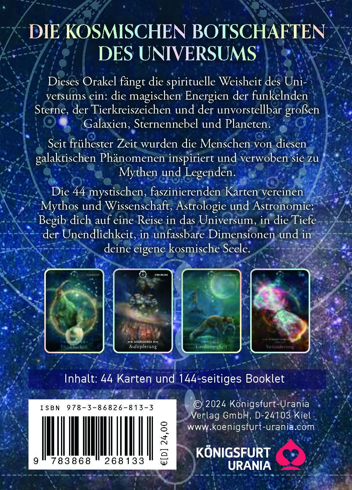 Rückseitencover Orakel des Universums - Kosmische Botschaften für Dich