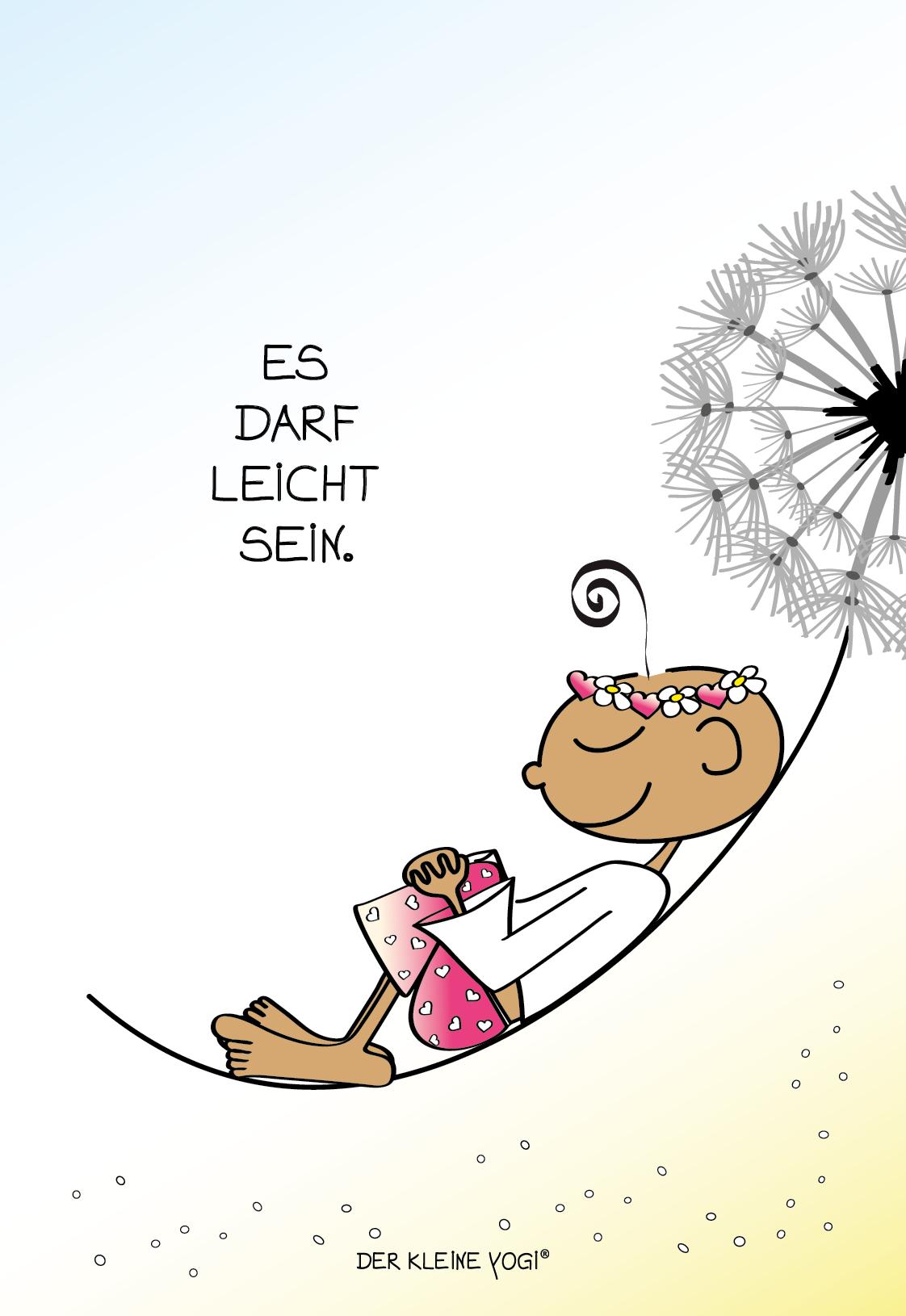 Beispielinhalt (Bild) Der kleine Yogi - Mut Botschaften
