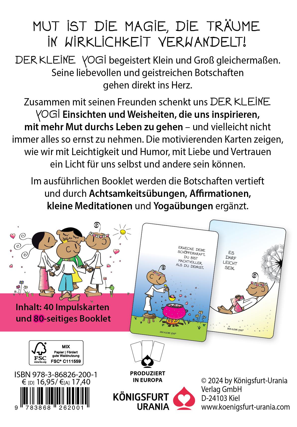 Rückseitencover Der kleine Yogi - Mut Botschaften