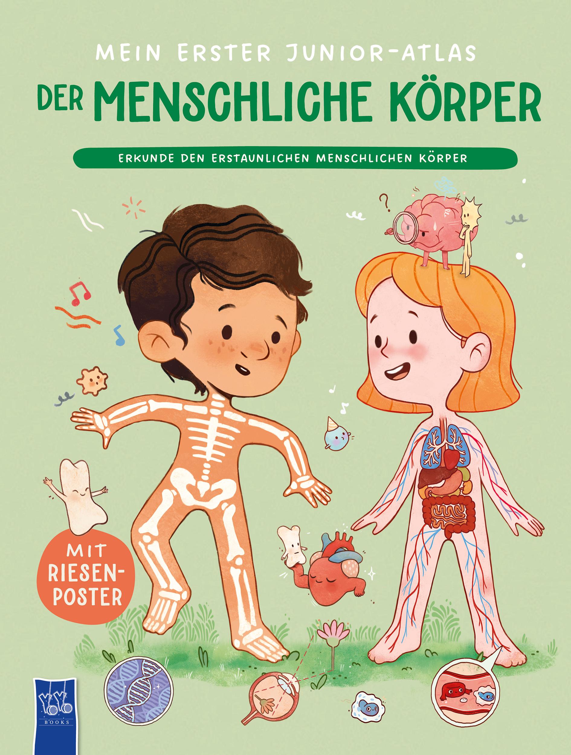 Vorderes Coverbild Mein erster Junior-Atlas: Der menschliche Körper