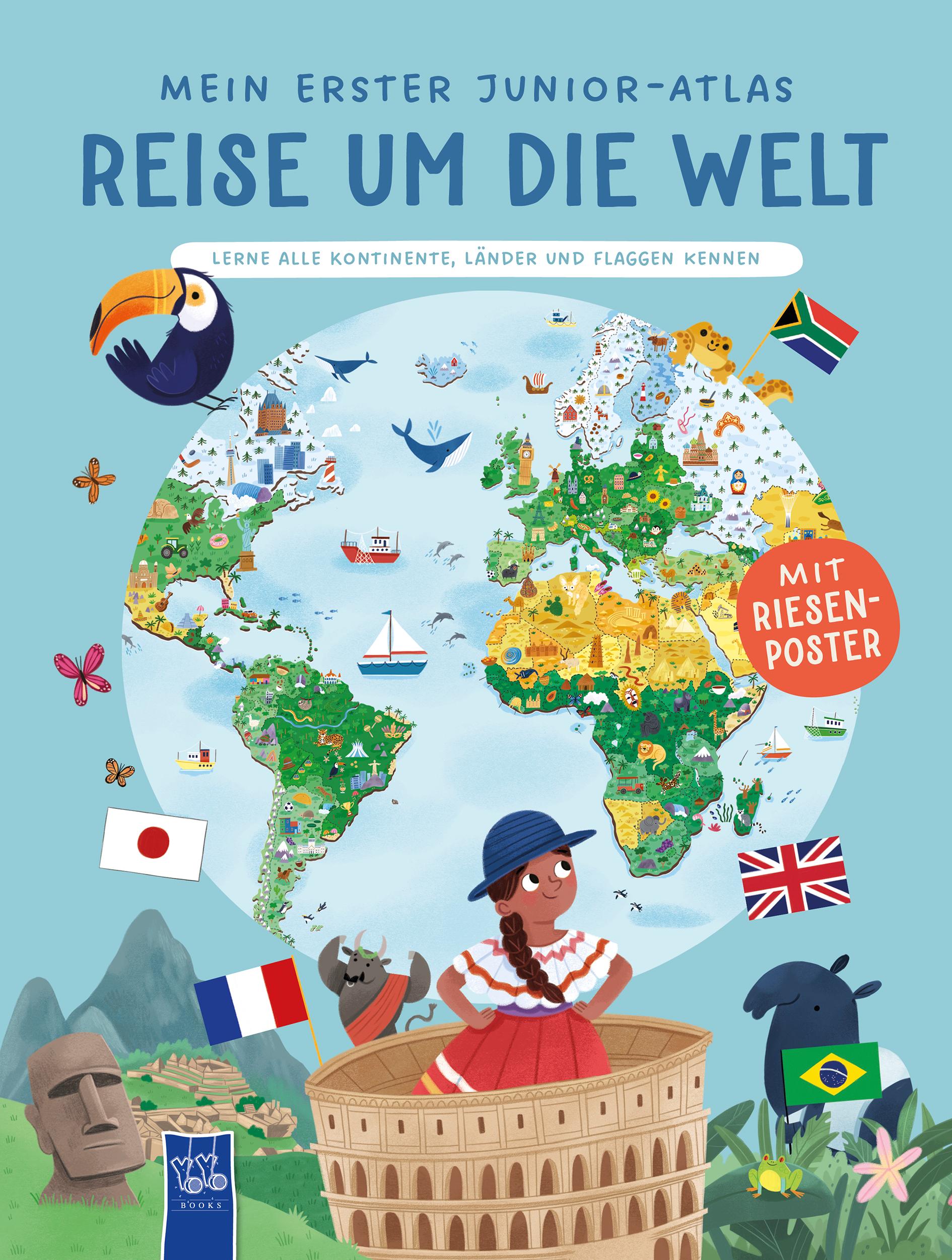 Vorderes Coverbild Mein erster Junior-Atlas: Reise um die Welt
