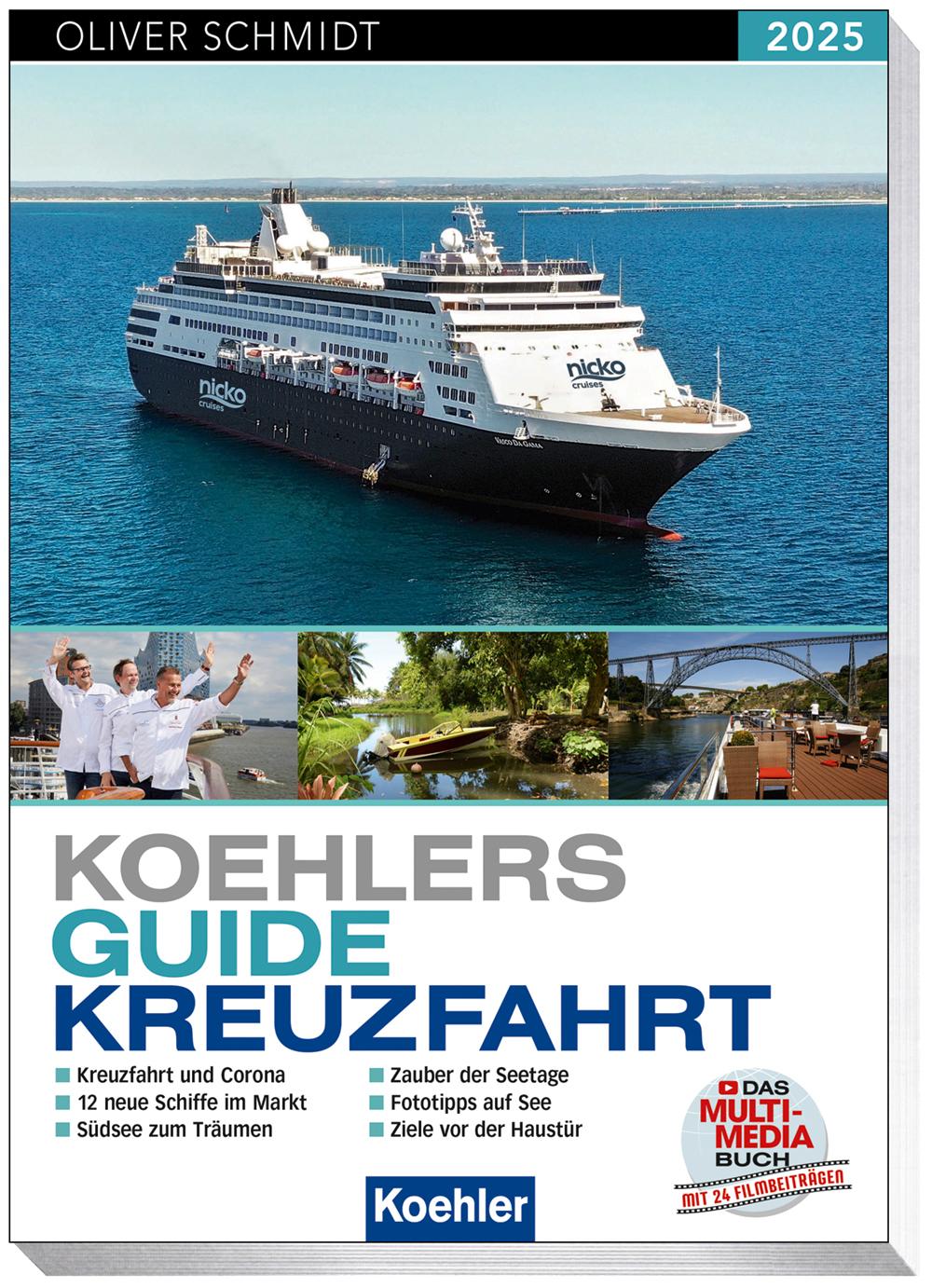 Vorderes Coverbild Koehlers Guide Kreuzfahrt 2025
