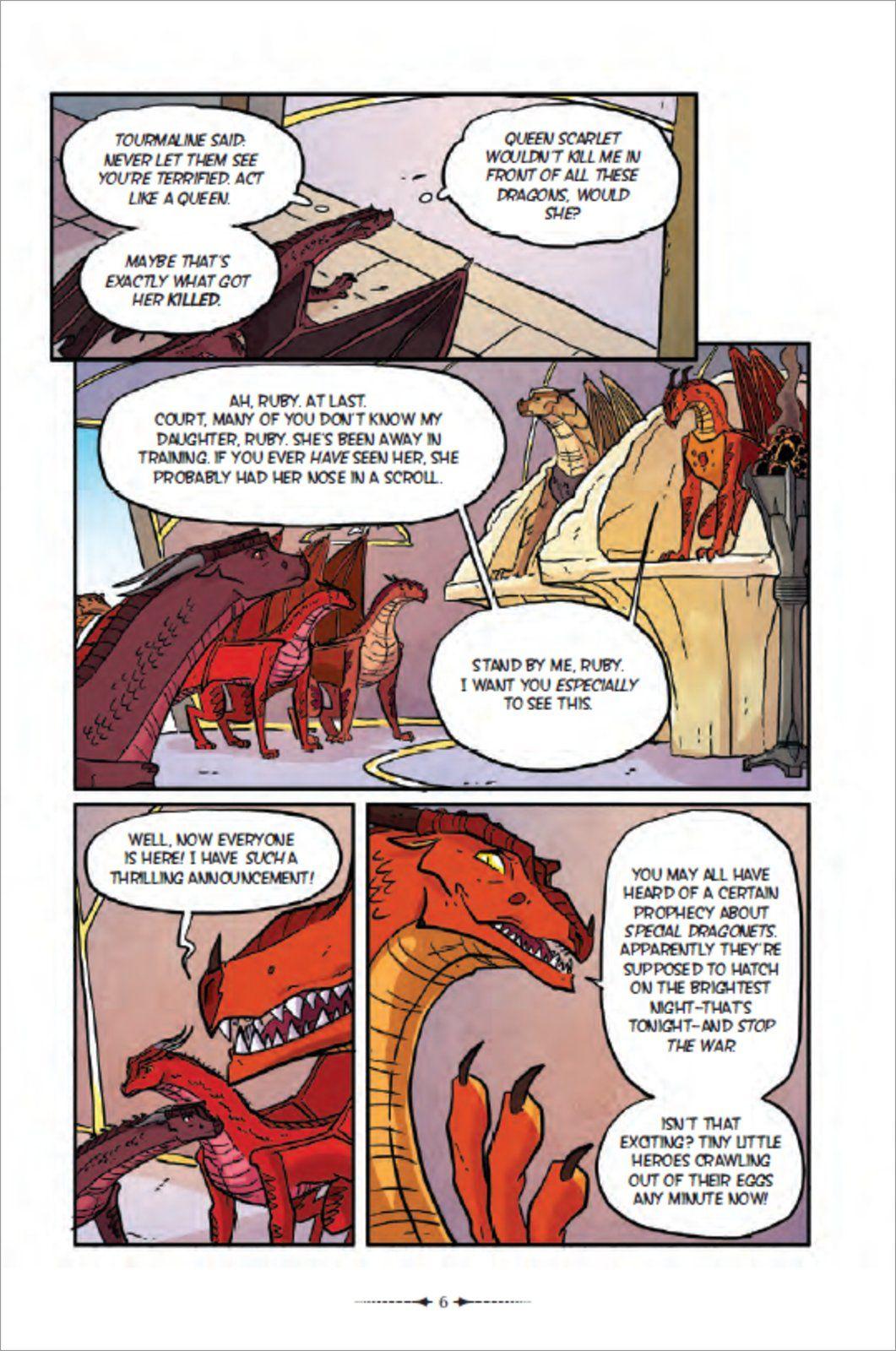 Beispielinhalt (Bild) Escaping Peril: A Graphic Novel (Wings of Fire Graphic Novel #8)