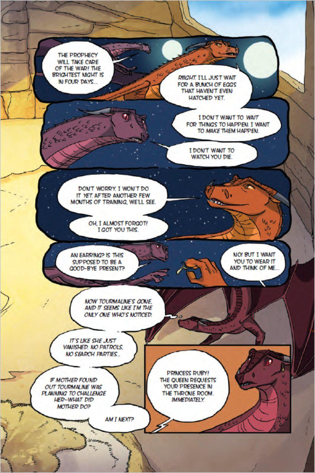 Beispielinhalt (Bild) Escaping Peril: A Graphic Novel (Wings of Fire Graphic Novel #8)