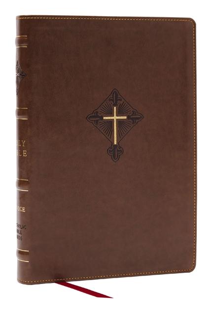 Vorderes Coverbild Rsv2ce, Thinline Large Print Catholic Bible, Brown Leathersoft, Comfort Print