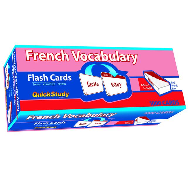 Vorderes Coverbild French Vocabulary Flash Cards (1000 Cards)