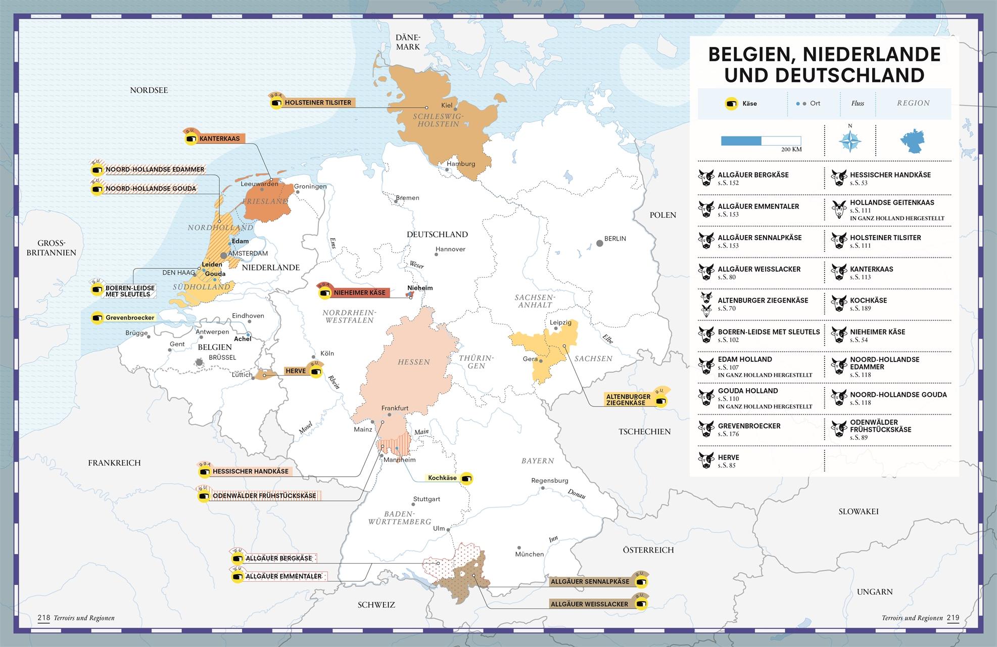 Beispielinhalt (Bild) Der Käse-Atlas