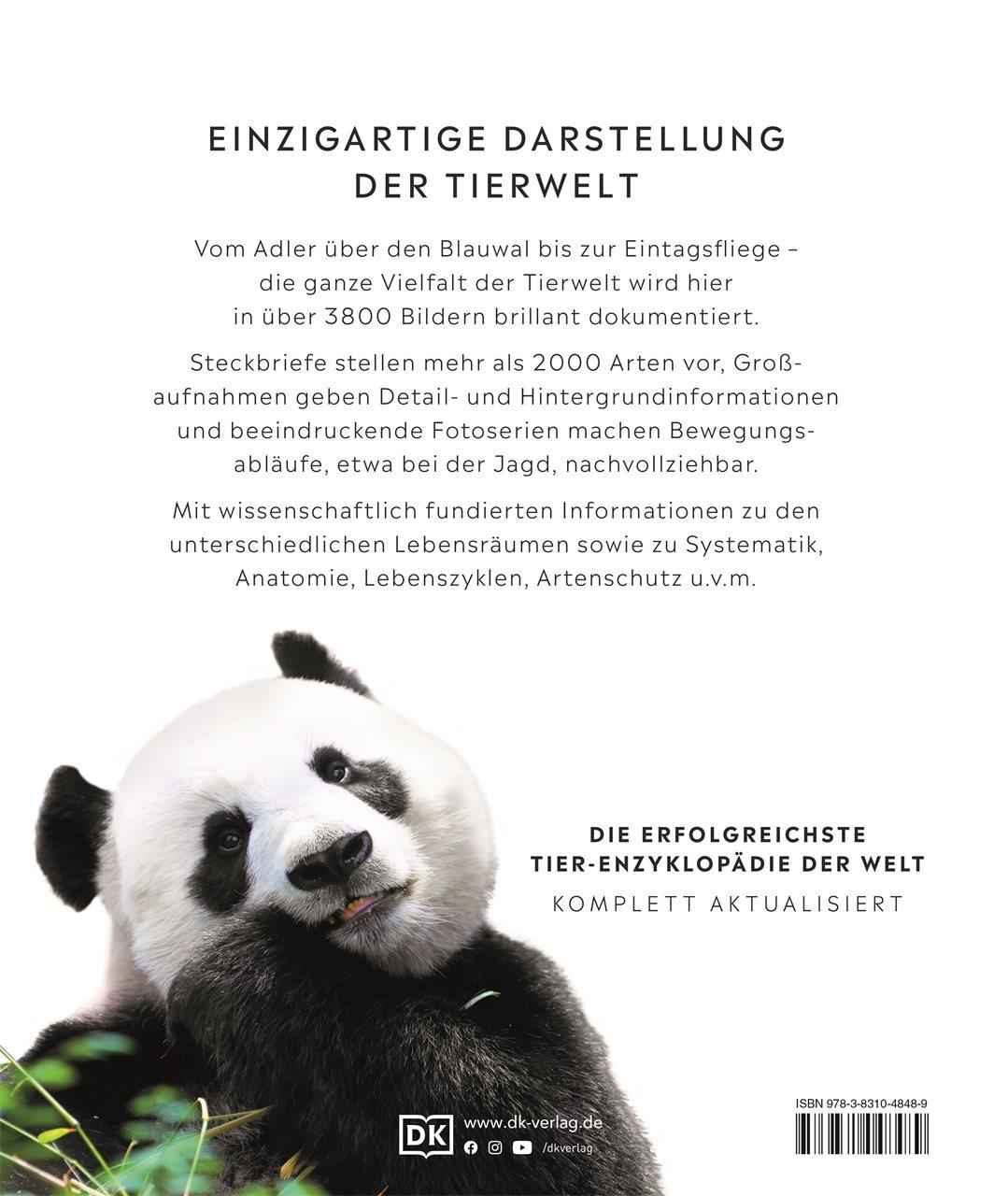 Rückseitencover DK Bibliothek. Tiere