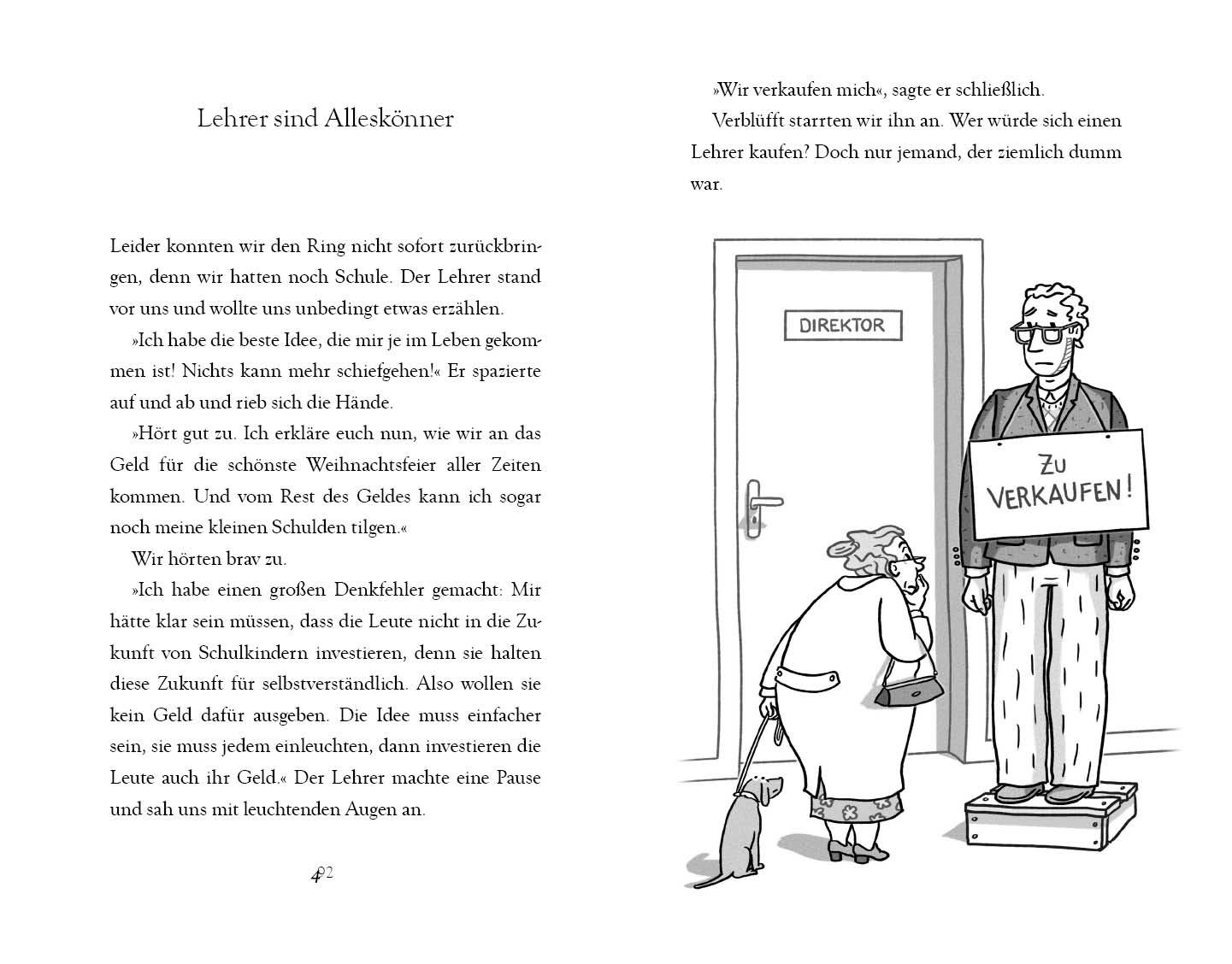 Beispielinhalt (Bild) Ellas Klasse und die gigantische Weihnachtsfeier