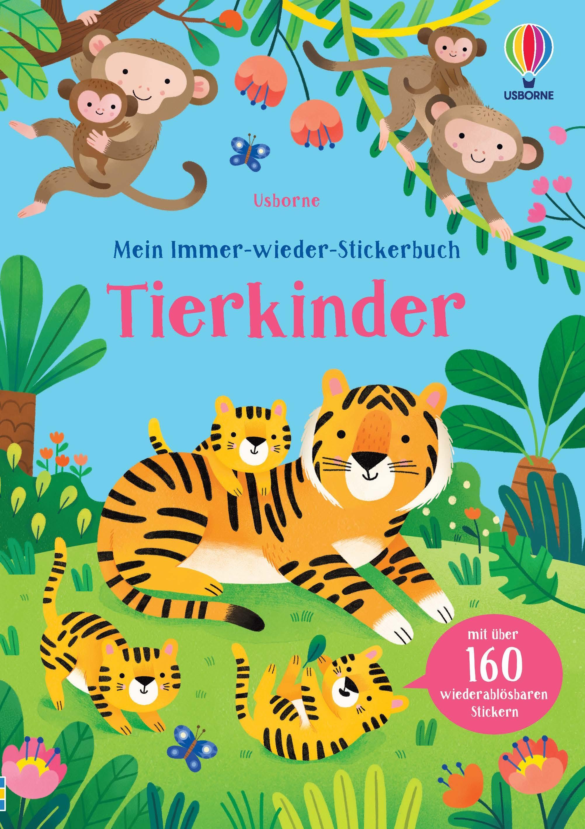 Vorderes Coverbild Mein Immer-wieder-Stickerbuch: Tierkinder
