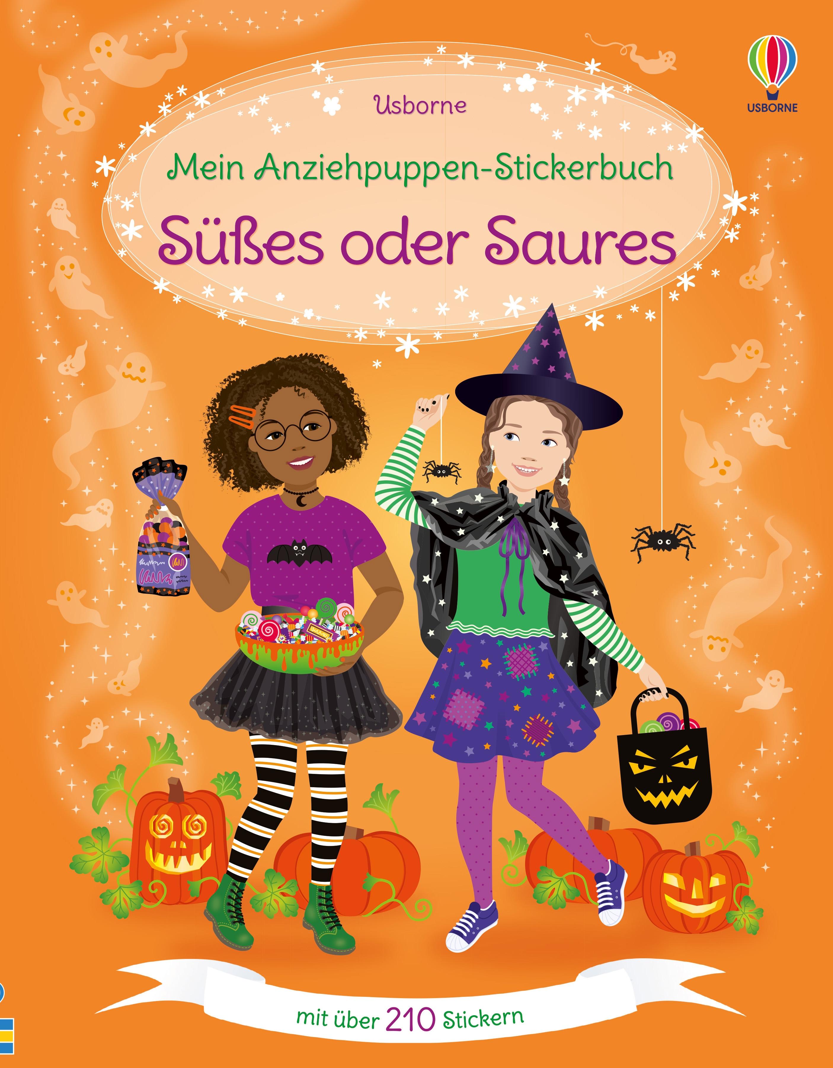 Vorderes Coverbild Mein Anziehpuppen-Stickerbuch: Süßes oder Saures
