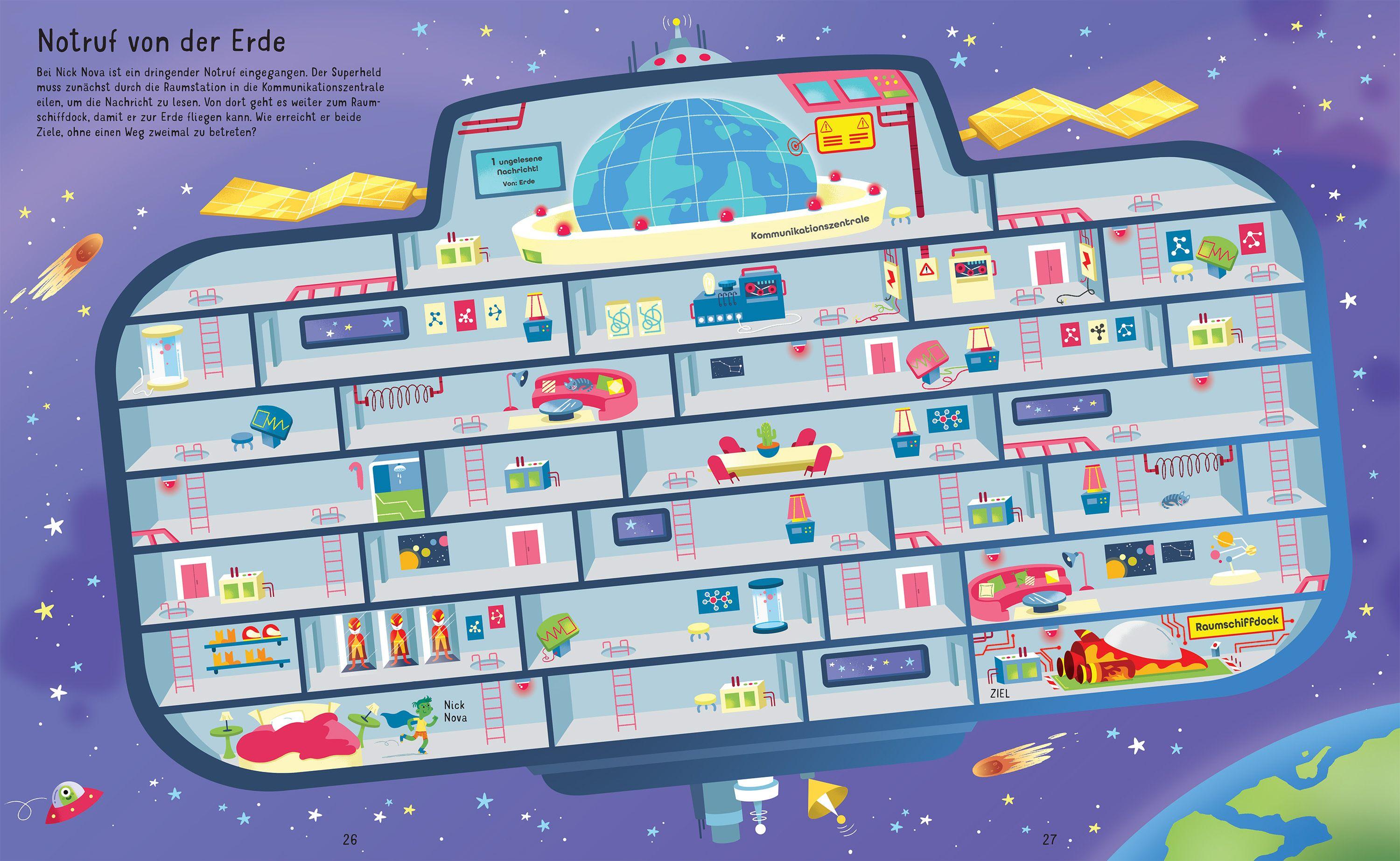 Beispielinhalt (Bild) Der große Labyrinthe-Spaß: Superkids im Einsatz