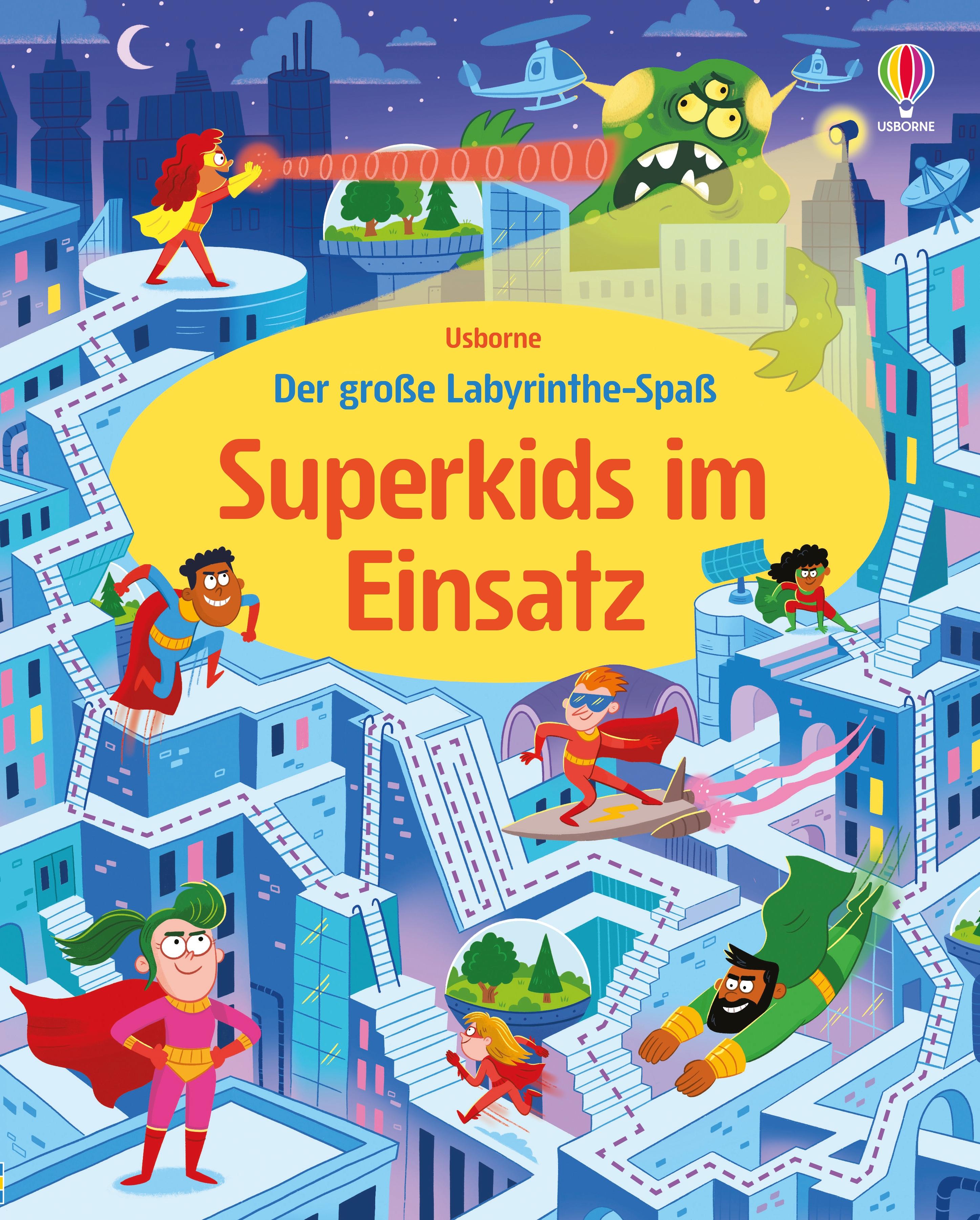 Vorderes Coverbild Der große Labyrinthe-Spaß: Superkids im Einsatz