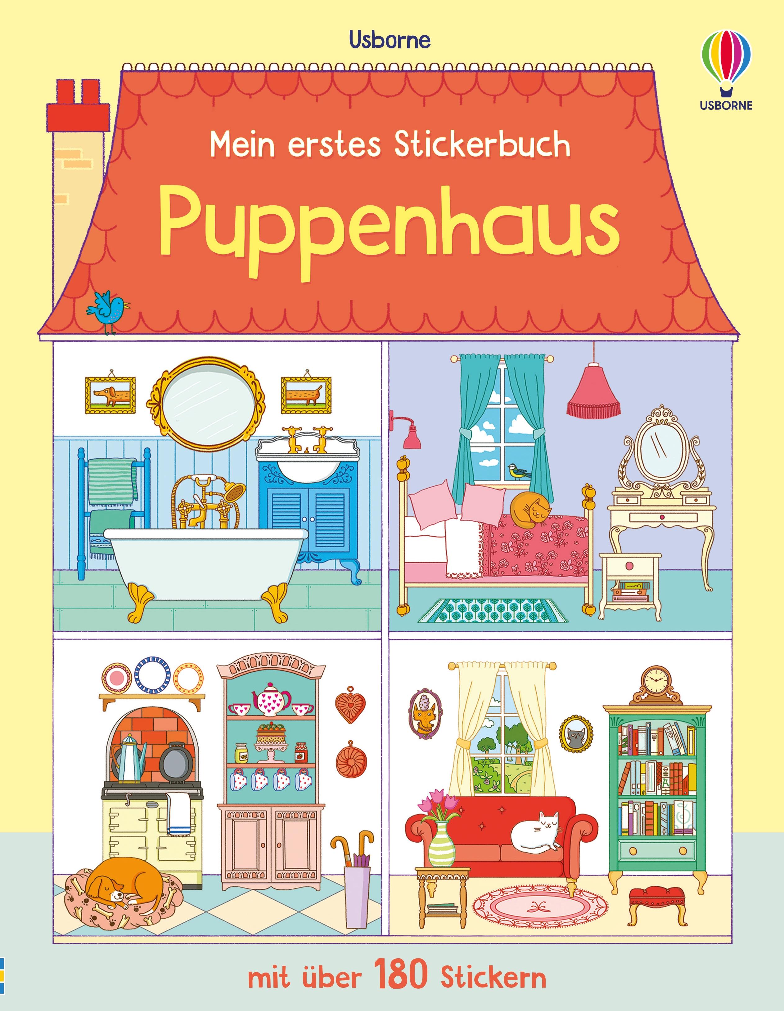 Vorderes Coverbild Mein erstes Stickerbuch: Puppenhaus