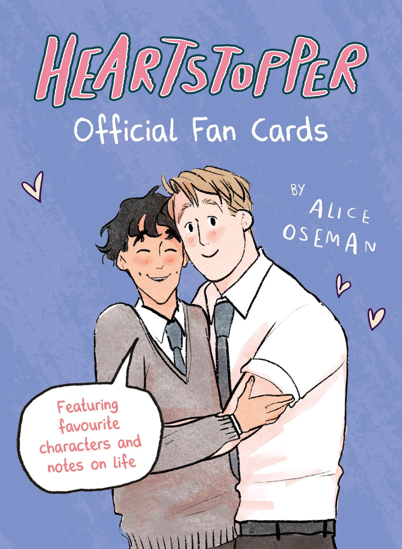 Vorderes Coverbild Heartstopper Official Fan Cards