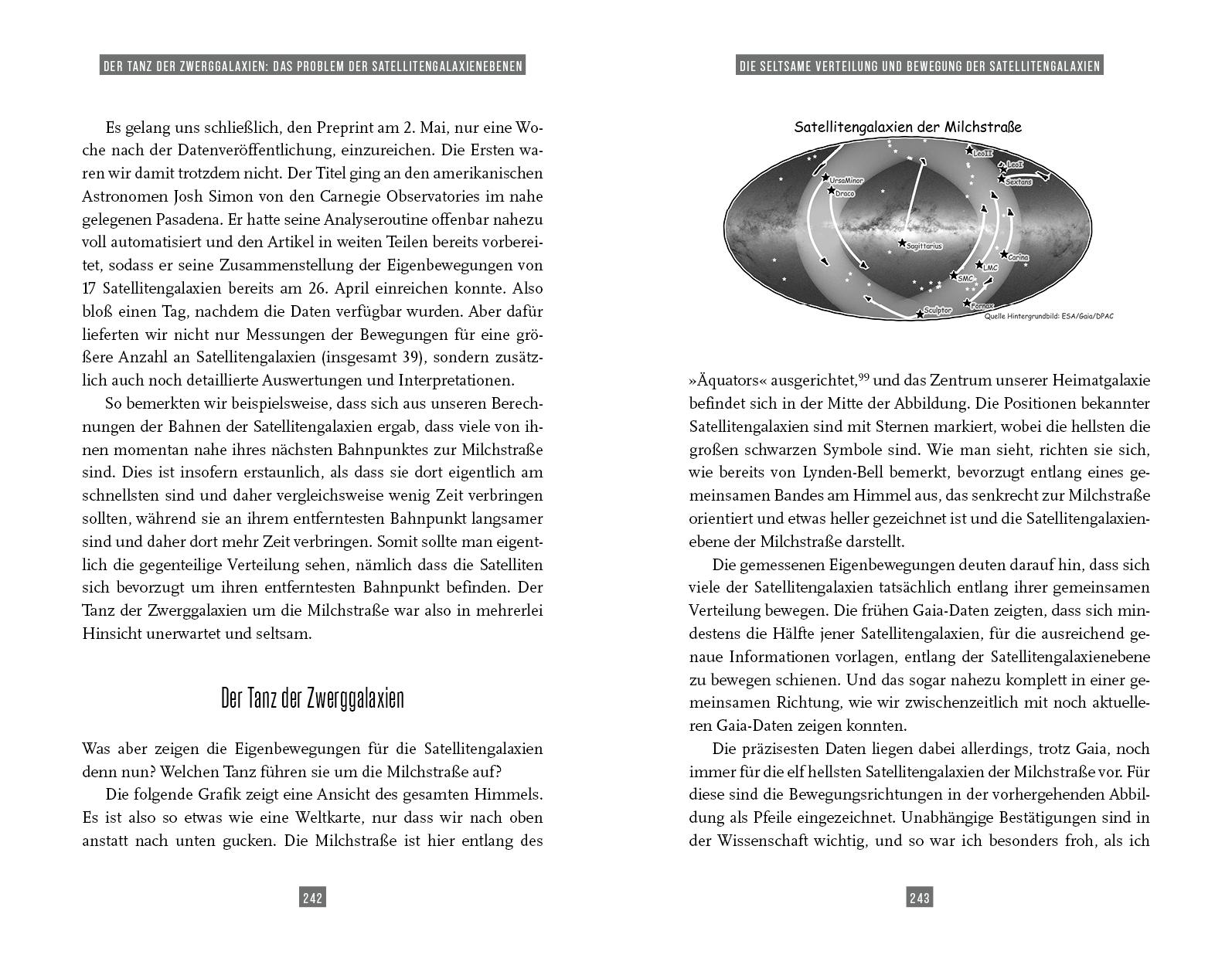 Beispielinhalt (Bild) Von tanzenden Galaxien, Dunkler Materie und anderen kosmischen Rätseln