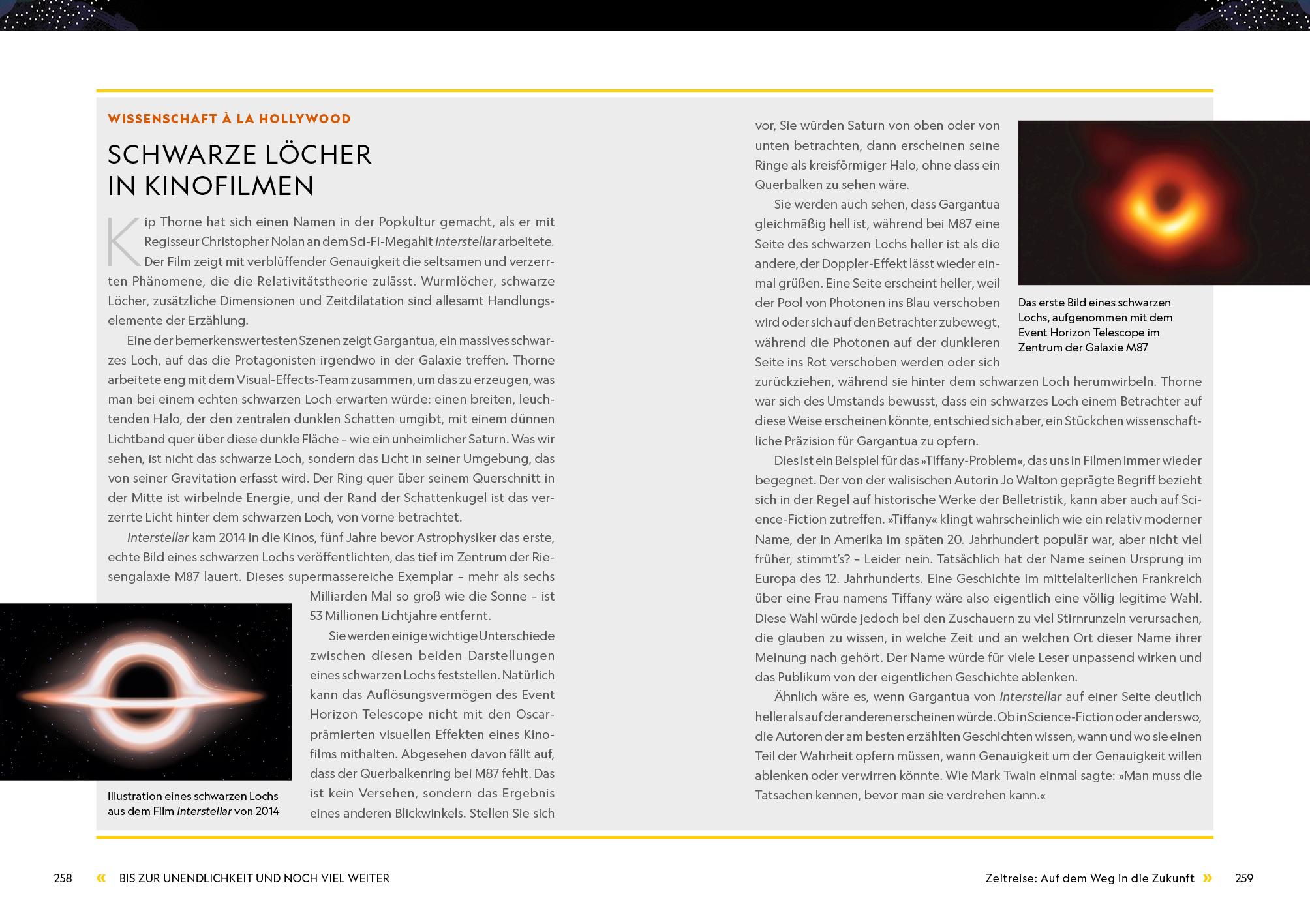 Beispielinhalt (Bild) Bis zur Unendlichkeit und noch viel weiter