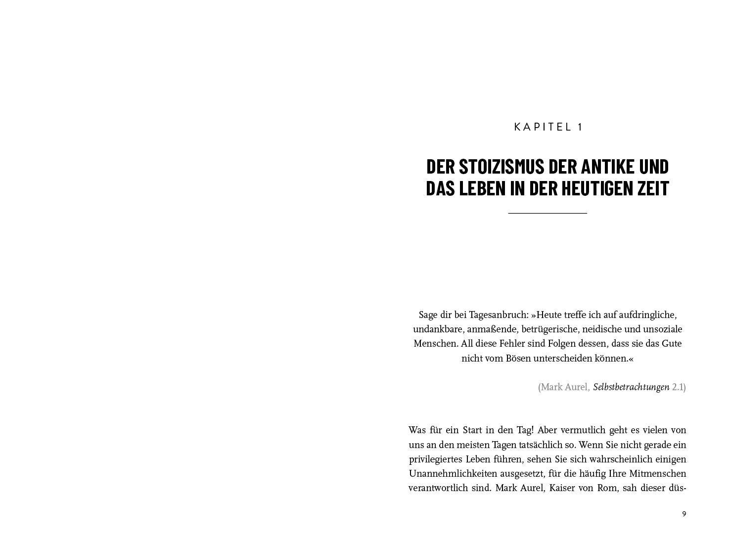 Beispielinhalt (Bild) Stoizismus für Eilige