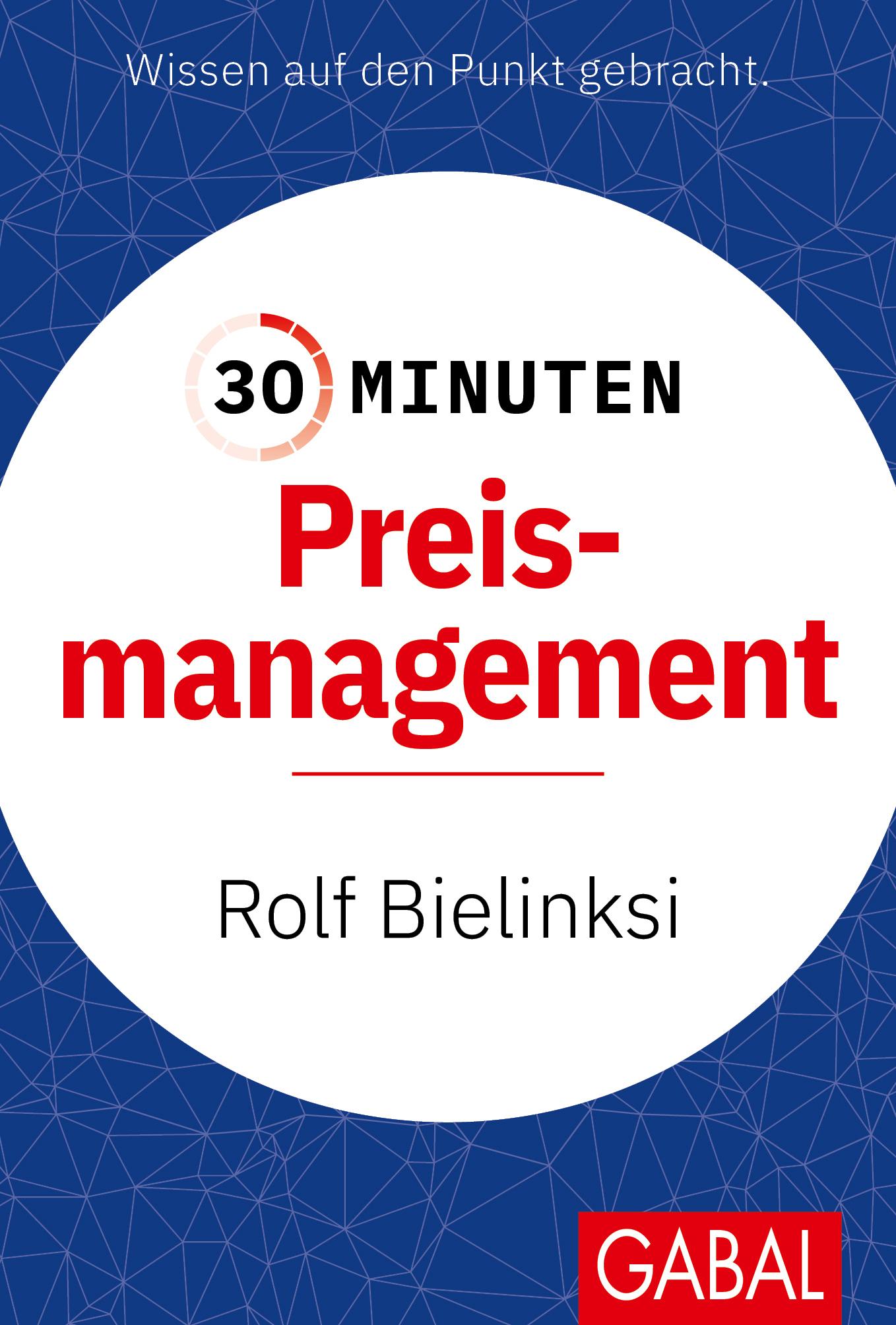 Vorderes Coverbild 30 Minuten Preismanagement