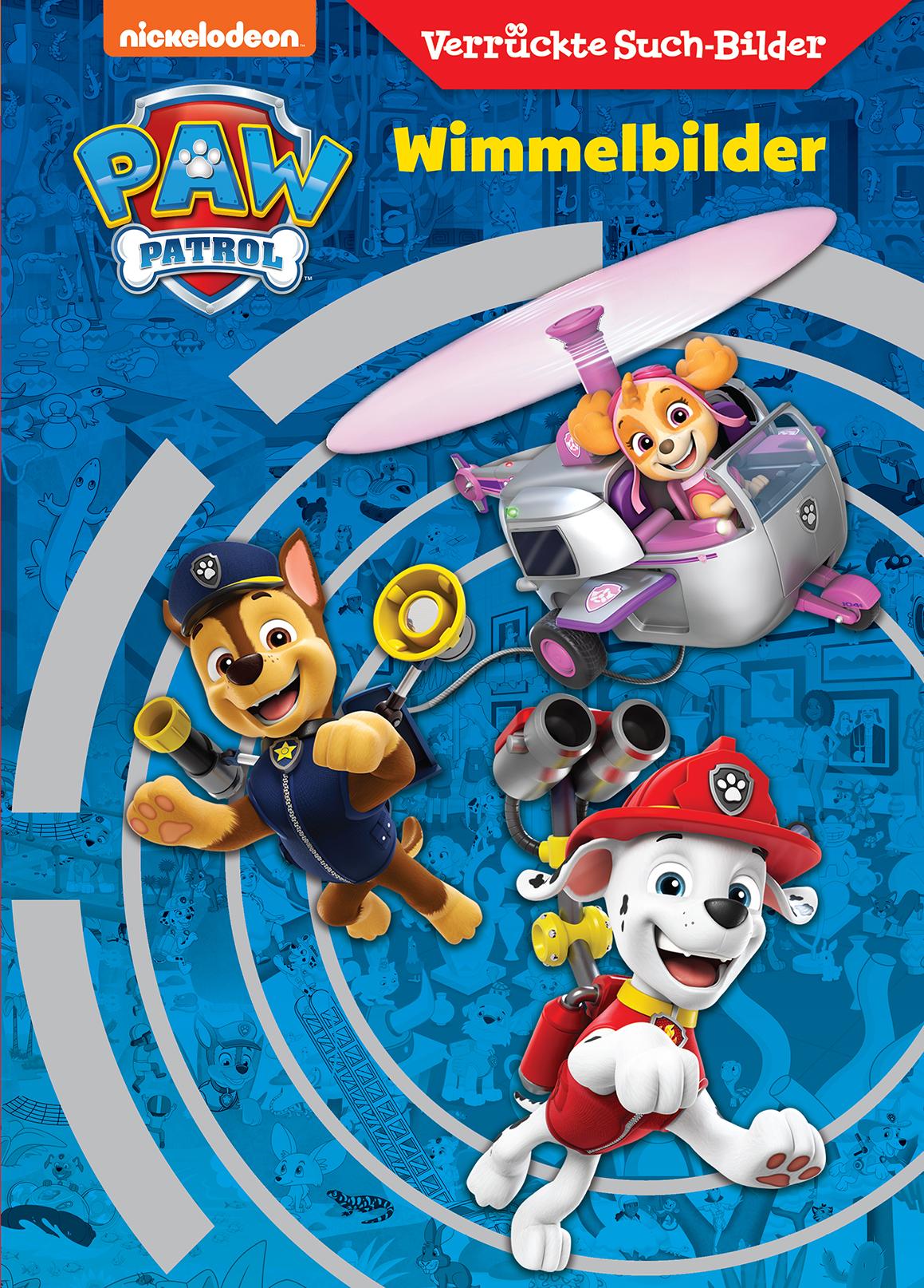 Vorderes Coverbild PAW Patrol - Wimmelbilder - Verrückte Such-Bilder