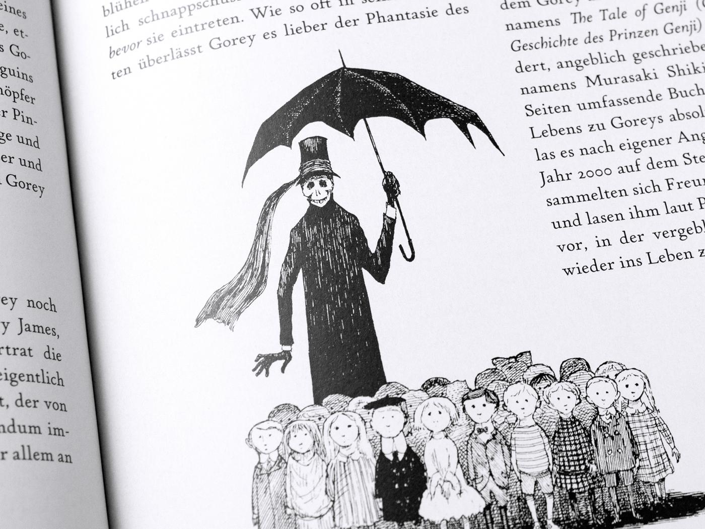 Beispielinhalt (Bild) Edward Gorey - Großmeister des Kuriosen