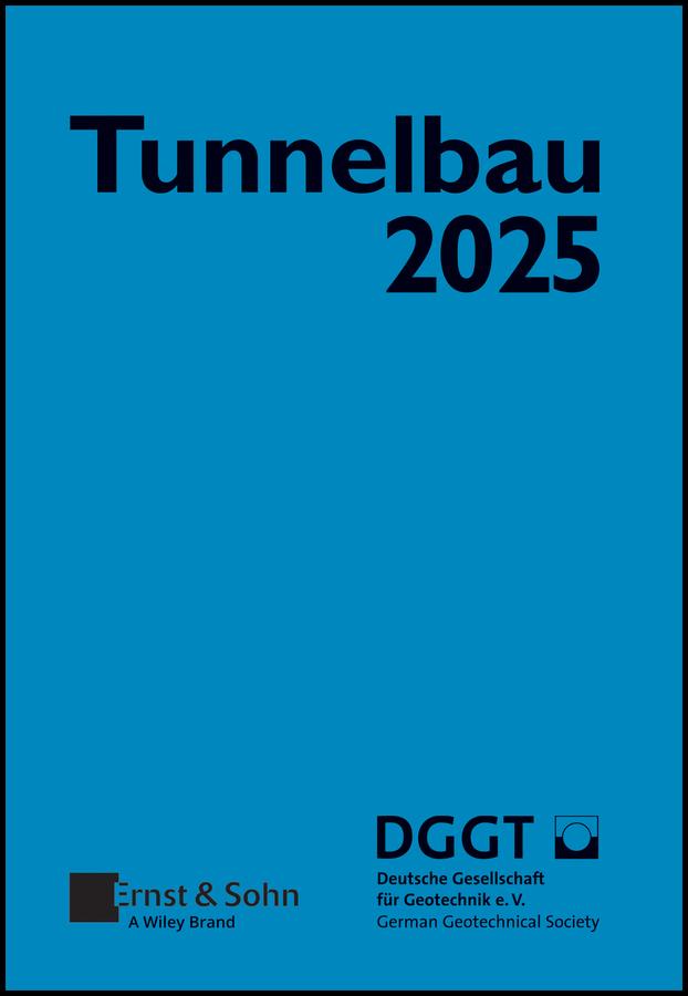 Vorderes Coverbild Taschenbuch für den Tunnelbau 2025