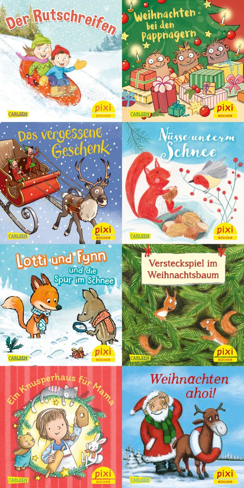 Vorderes Coverbild Pixi-Weihnachts-Box 39: Pixis Weihnachtsgeschenke (8 x 8 Exemplare)