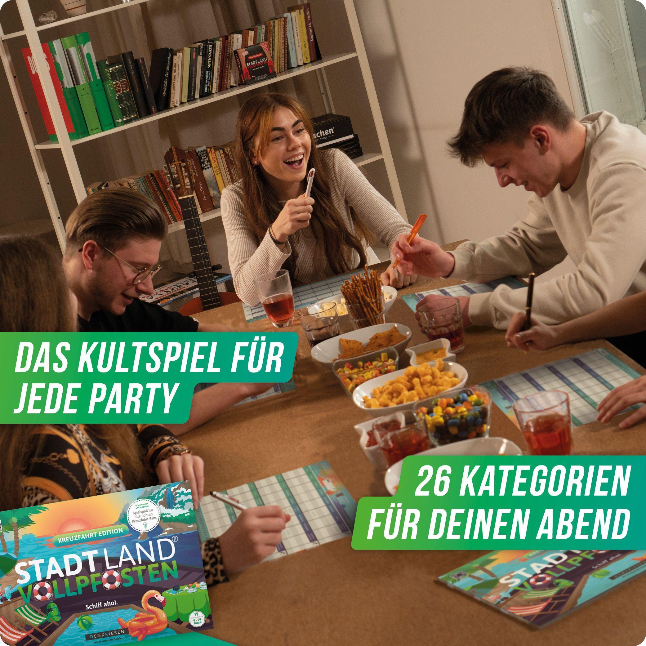 Beispielinhalt (Bild) DENKRIESEN - STADT LAND VOLLPFOSTEN® - KREUZFAHRT EDITION - "Schiff ahoi!" - A4