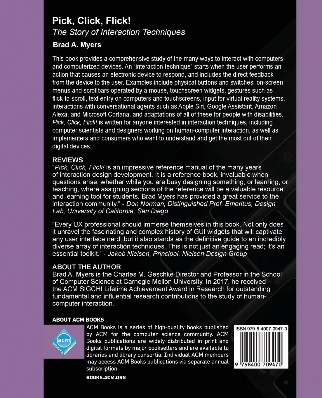 Rückseitencover Pick, Click, Flick!