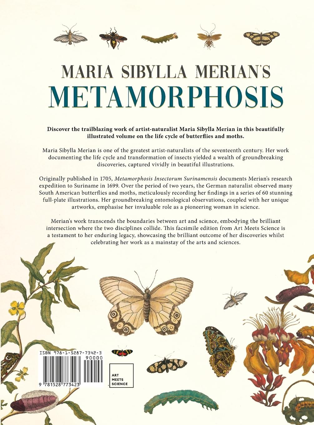 Rückseitencover Maria Sibylla Merian's Metamorphosis