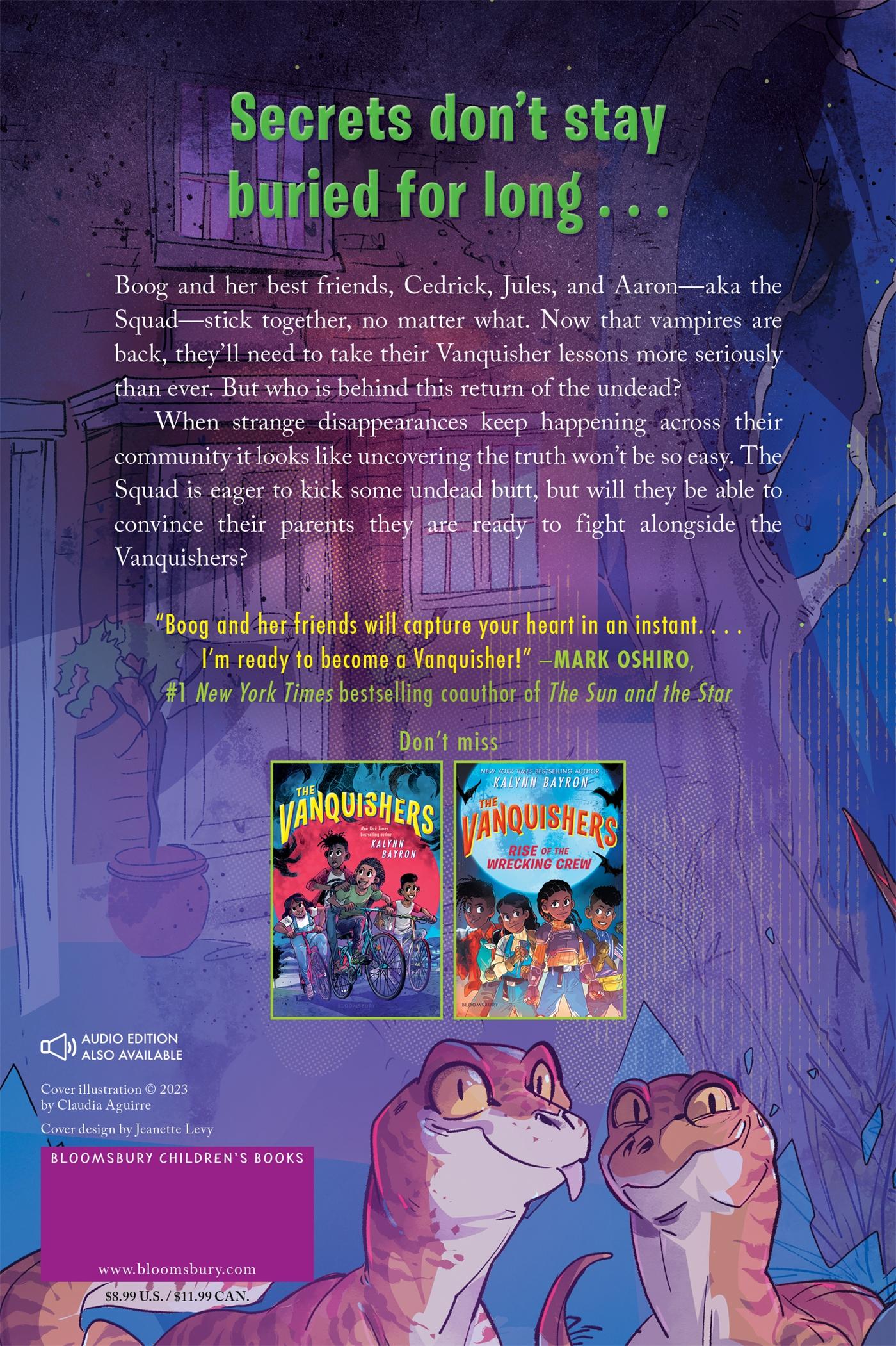 Rückseitencover The Vanquishers: Secret of the Reaping