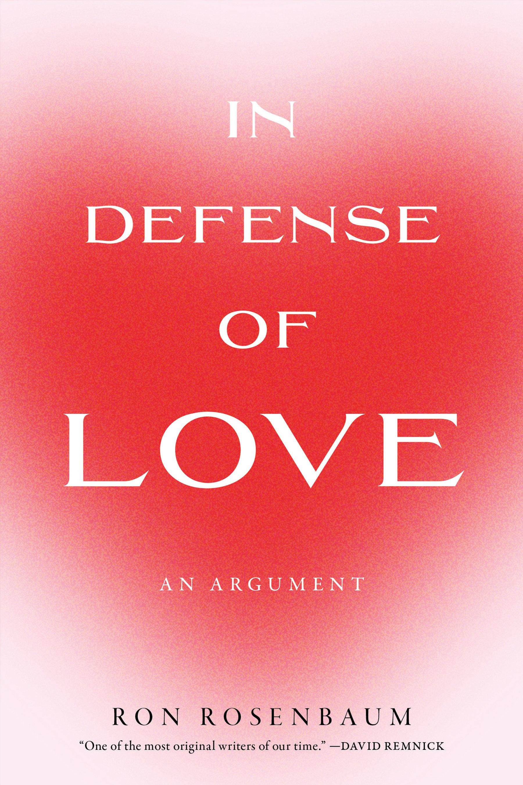 Vorderes Coverbild In Defense of Love