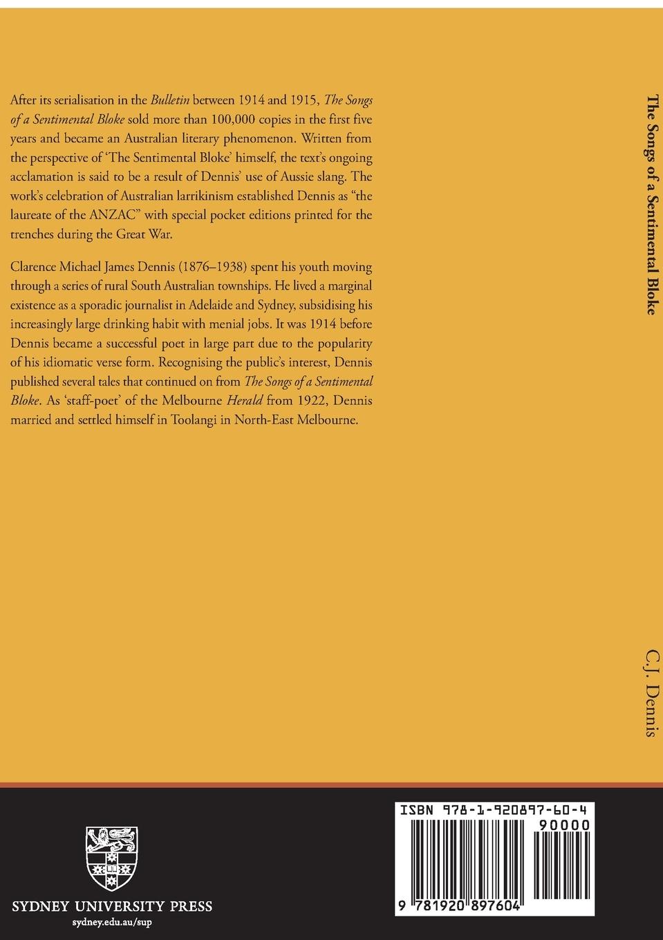 Rückseitencover The Songs of a Sentimental Bloke